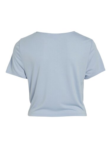 Bauchfreies T-Shirt &quot;gldMOONEY&quot; in blau