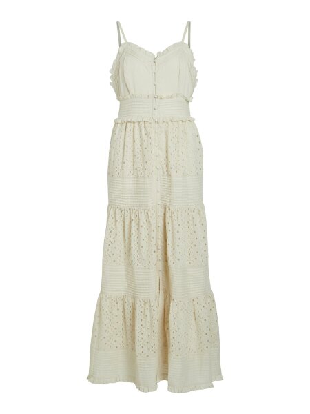 Langes Kleid &quot;gldBREA&quot; mit Lochstickerei
