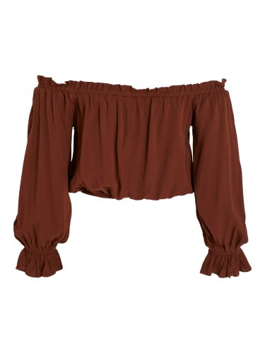 Schulterfreies Crop-Top &quot;gldSUNNY&quot;