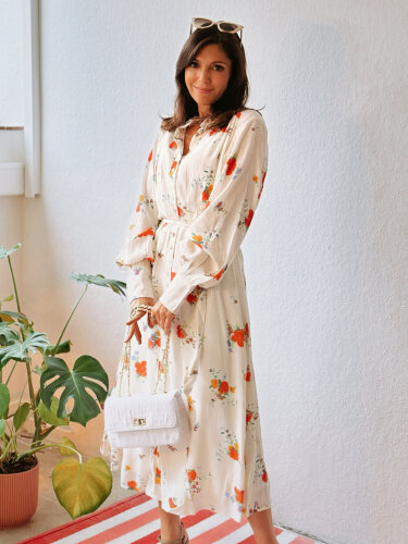 Midikleid &quot;gldWALDA&quot; mit Blumenprint