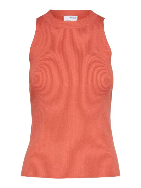 Top mit Rundhals &quot;gldSOLINA&quot; in orange