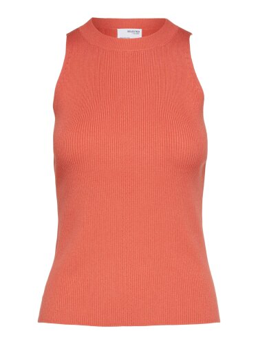 Top mit Rundhals &quot;gldSOLINA&quot; in orange