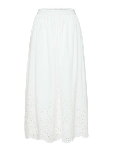 Midirock &quot;gldRAMONE&quot; mit Lochstickerei in wei&szlig;