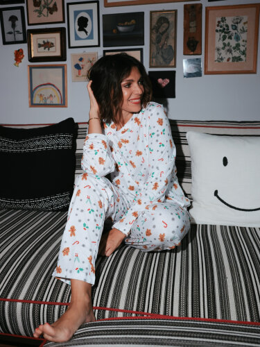 Pyjama &quot;gldFREYA&quot; mit Christmas-Motiv