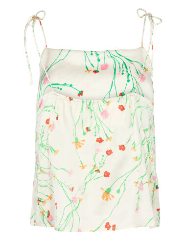 Top &quot;gldPEARL&quot; mit Bl&uuml;mchen