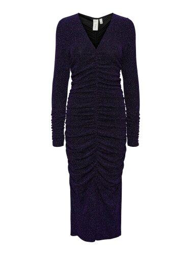 Langes Kleid &quot;gldWIPPA&quot; in indigo