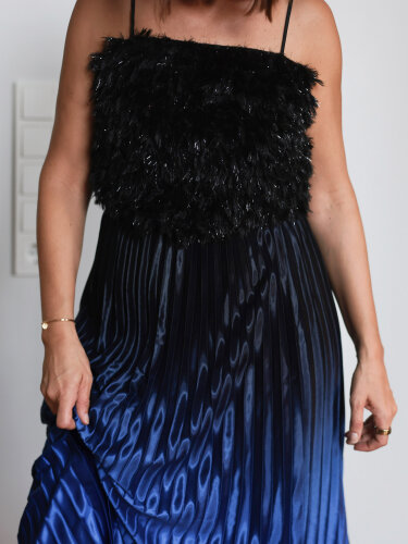 Crop Top &quot;gldTUFT&quot; in schwarz