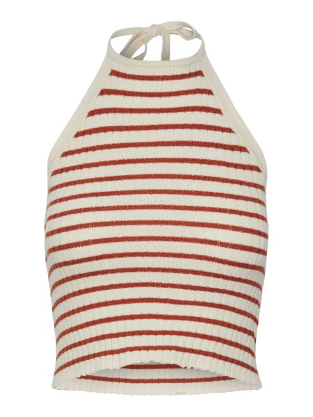 Neckholder-Top &quot;gldPEPERGRINE&quot; aus Rippstrick