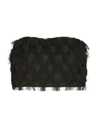 Fluffy-Top "gldAMELLIA" in schwarz