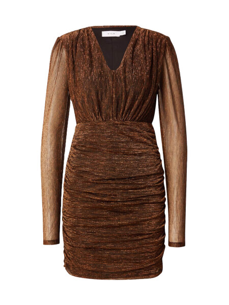 Schimmerndes Kleid &quot;gldJAADE&quot; mit V-Ausschnitt