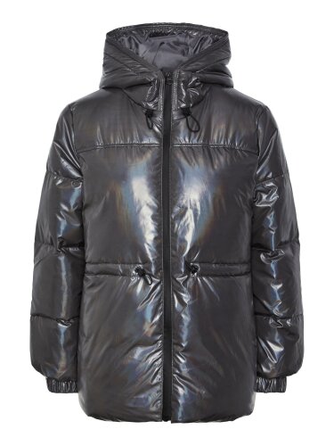 Puffer Jacke &quot;gldJETTA&quot; in anthrazit mit...