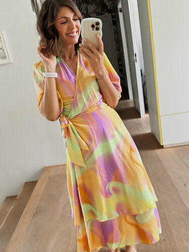 Wickelkleid &quot;gldBIBBI&quot; mit All-Over-Print