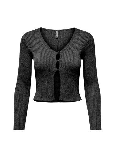 Kurze Strickjacke "gldNIMA" in schwarz
