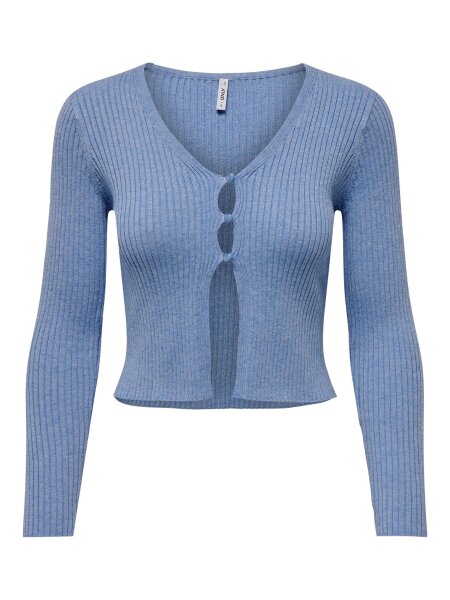 Kurze Strickjacke &quot;gldNIMA&quot; in blau