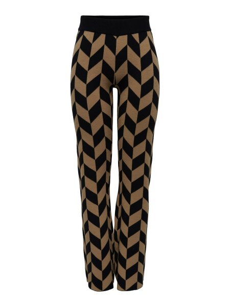 Gem&uuml;tliche Hose &quot;gldENYA&quot; in schwarz und braun