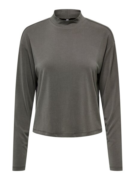 Langarmshirt &quot;gldFREELIFE&quot; aus Tencel in grau