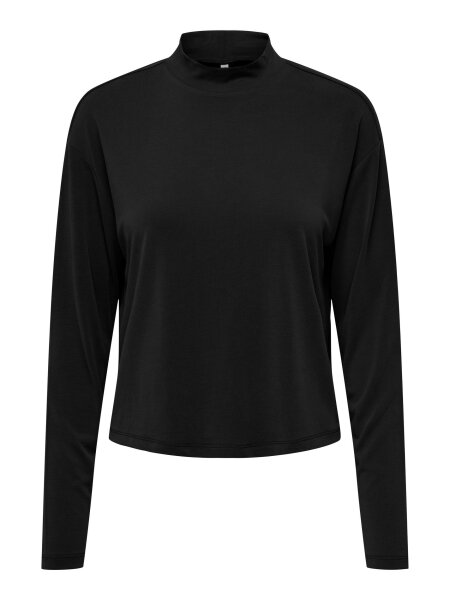 Langarmshirt &quot;gldFREELIFE&quot; aus Tencel in schwarz