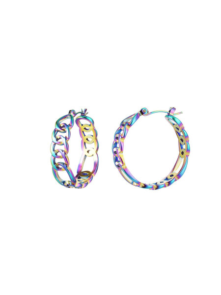 Holographische Ohrringe "gldHOLLYCHAIN"