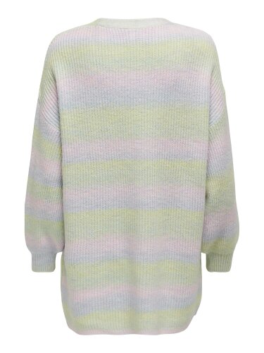 Lange gestreifte Strickjacke &quot;gldSOUL&quot;