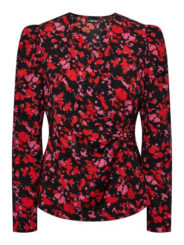 Bluse &quot;gldFALINE&quot; mit Puff&auml;rmeln