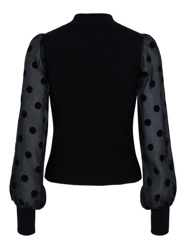 Schwarzer Pullover &quot;gldDOTME&quot; mit...
