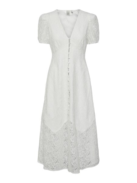 Langes Kleid &quot;gldYARA&quot; in wei&szlig;