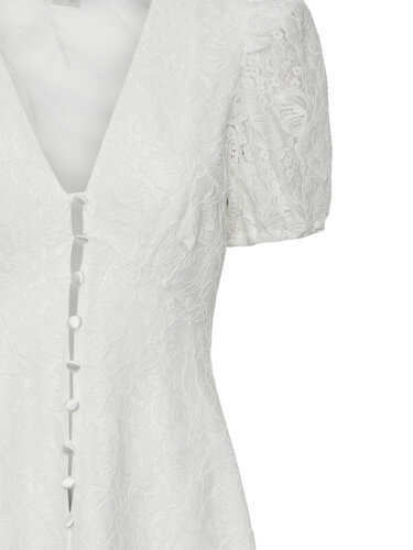 Langes Kleid "gldYARA" in weiß