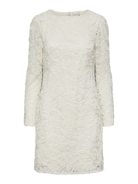 Wei&szlig;es Kleid &quot;gldLEONOR&quot; mit 3D-Details