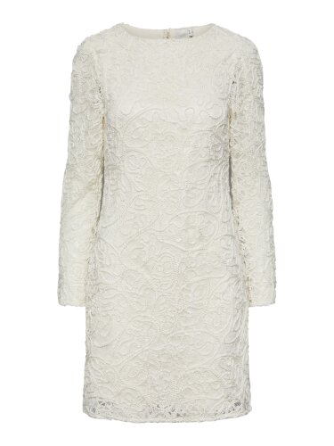 Wei&szlig;es Kleid &quot;gldLEONOR&quot; mit 3D-Details