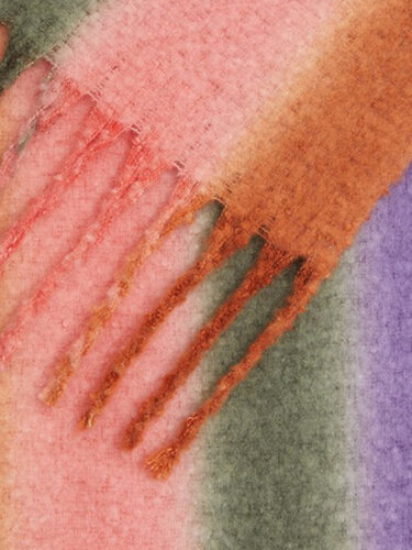 Schal "gldBABIU" gestreift