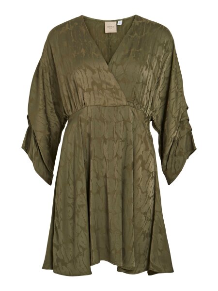 Kurzes Kleid &quot;gldMORA&quot; mit V-Ausschnitt