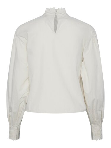 Bluse "gldTROPHY" mit Lochstickerei