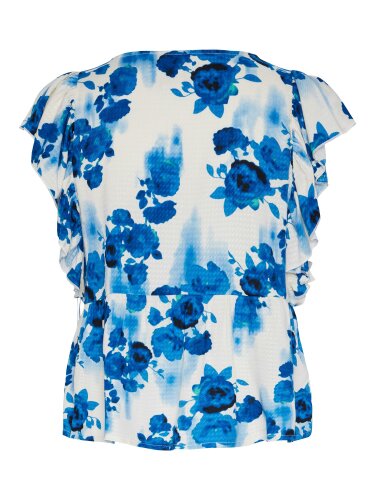 Kurzarmbluse &quot;gldBLOOM&quot; mit Blumenmuster