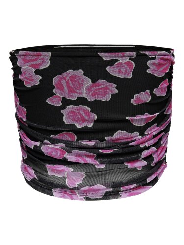 Bandeau Top &quot;gldPARIS&quot; mit Blumenprint