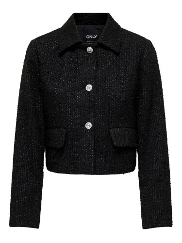 Kurze Jacke "gldTRACY" in schwarz