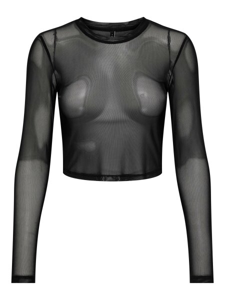 Lang&auml;rmeliges Top &quot;gldPARIS&quot; in schwarz