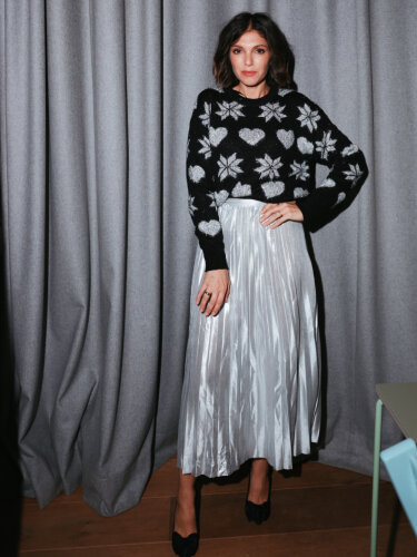 Plissee Rock "gldHAILEY" in silber