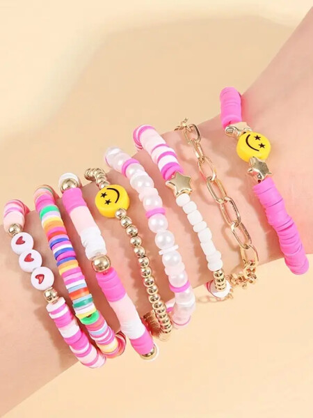 Buntes Armband &quot;gldCUTEOVERLOAD&quot; in versch. Stilen