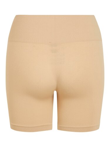 Mini Shorts "gldSEAM" in beige