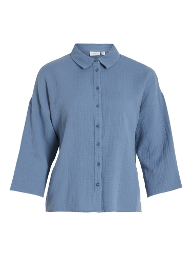 Musselinbluse &quot;gldLANIA&quot; in blau