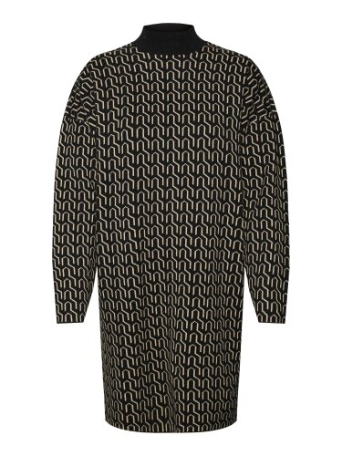 Kleid "gldGOLDNEEDLE" in schwarz