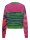 Strickpullover &quot;gldANDORA&quot; in gr&uuml;n/pink