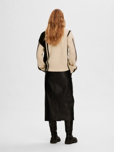 Strickpullover &quot;gldALVA&quot; in beige/schwarz