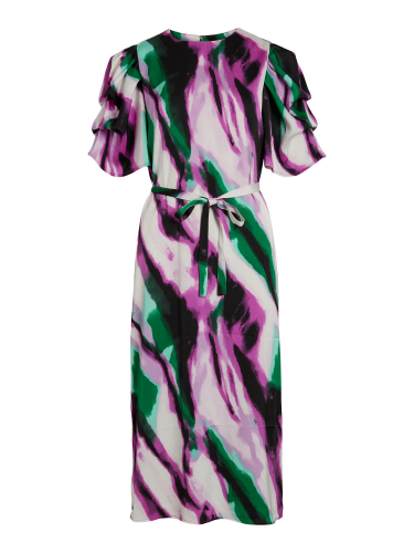 Midi Dress "gldRAVENNA" in lila/grün