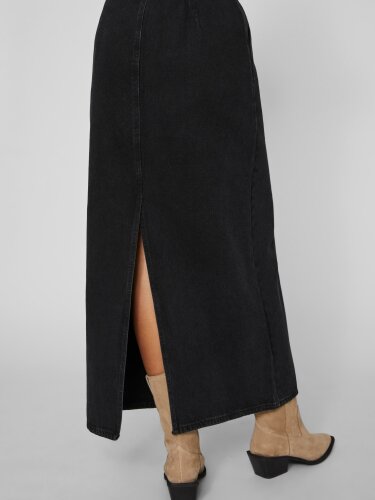 Langer Jeansrock &quot;gldKIRA&quot; in schwarz