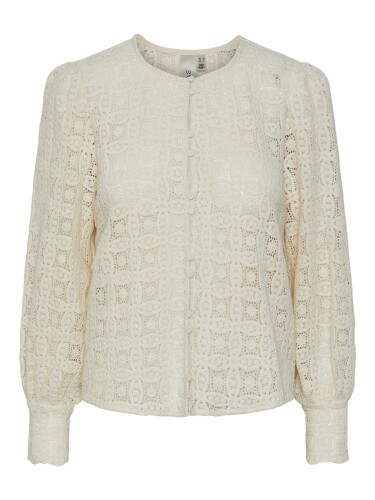 Bluse &quot;gldFLAKE&quot; in birch