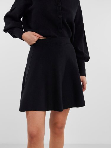 Viskose-Minirock "gldFONNY" in schwarz