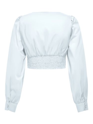 Bluse mit Lochspitze &quot;gldLOU&quot; in wei&szlig;