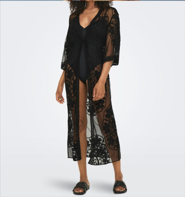 Kimono &quot;gldCARLA&quot; in schwarz
