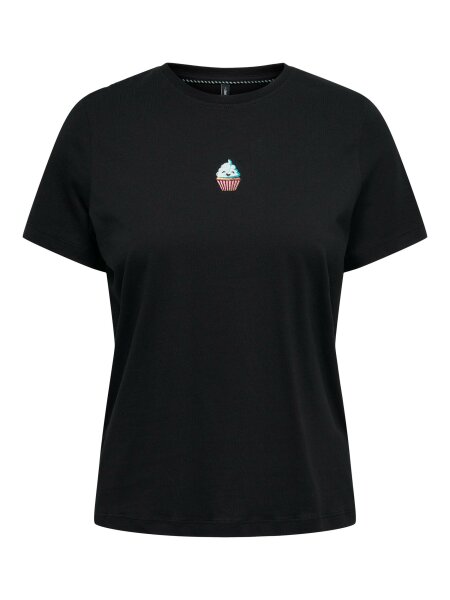 T-Shirt &quot;gldFOODIE&quot; in schwarz